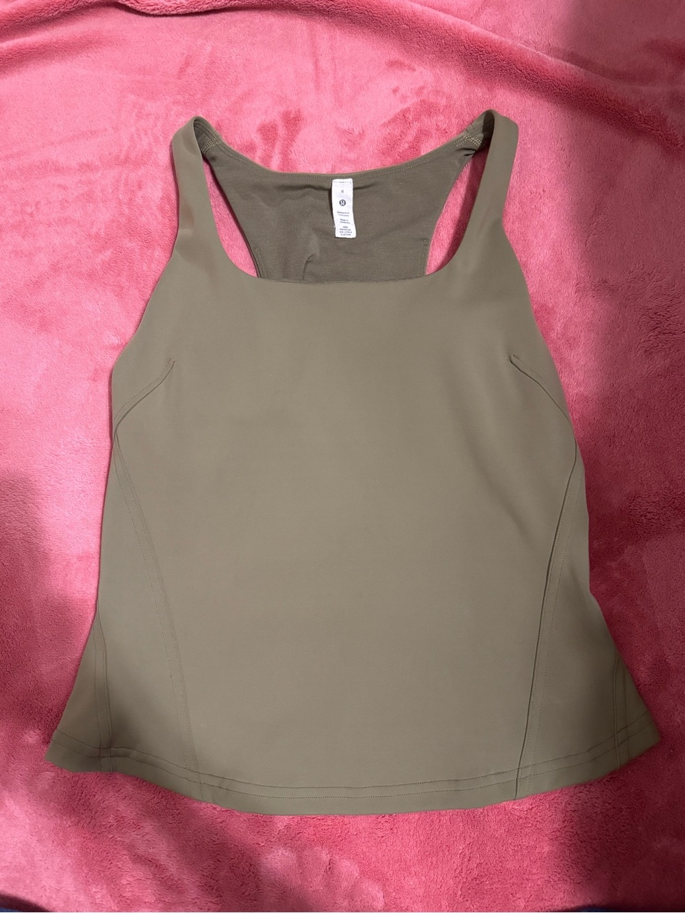Lululemon athletica Olive Green Racerback Tank Top